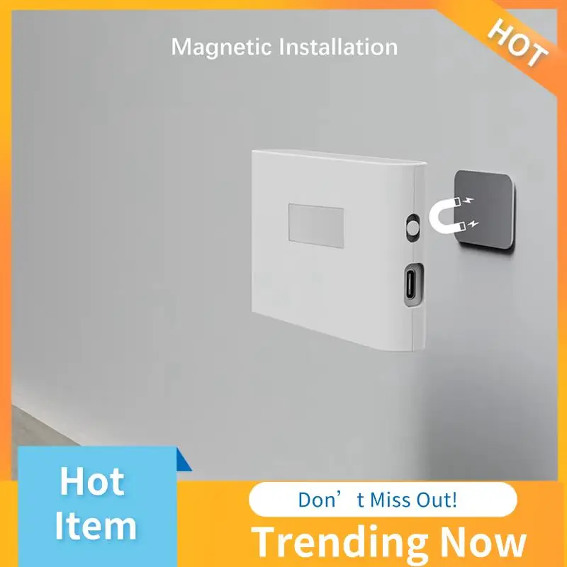 ABNL Rechargeable LED Intelligent Sensor Night Light Motion Sensor Wall Light For Bedroom Corridor Cabinet Lighting
ABNL Rechargeable LED Intelligent Sensor Night Light Motion Sensor Wall Light For Bedroom Corridor Cabinet Lighting