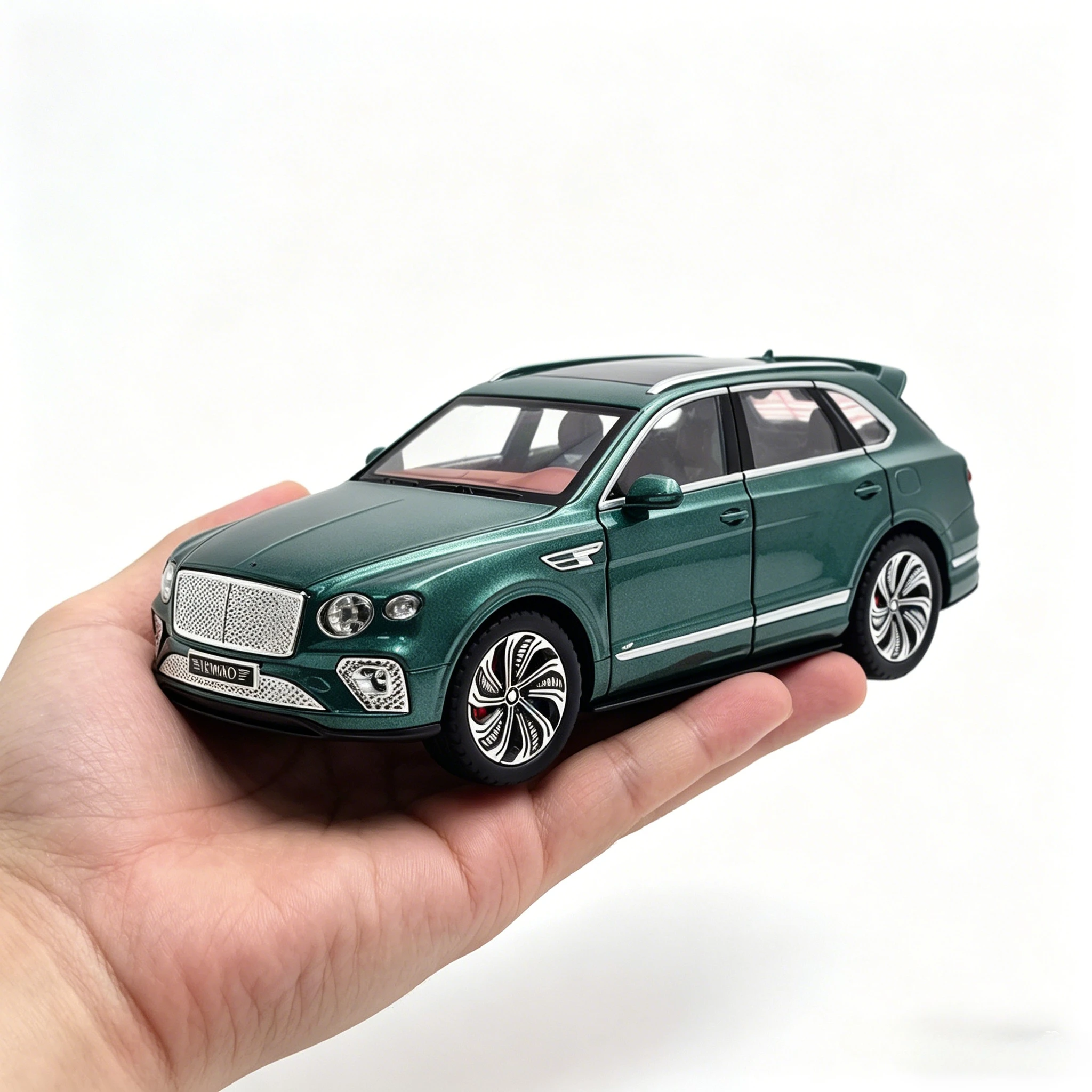 Масштабная модель внедорожника Bentley Bentayga Continental 1:24, высокодетализированная, из литого металла, со звуком и светом, откатным механизмом, коллекционная, детская игрушка, подарок
Масштабная модель внедорожника Bentley Bentayga Continental 1:24, высокодетализированная, из литого металла, со звуком и светом, откатным механизмом, коллекционная, детская игрушка, подарок