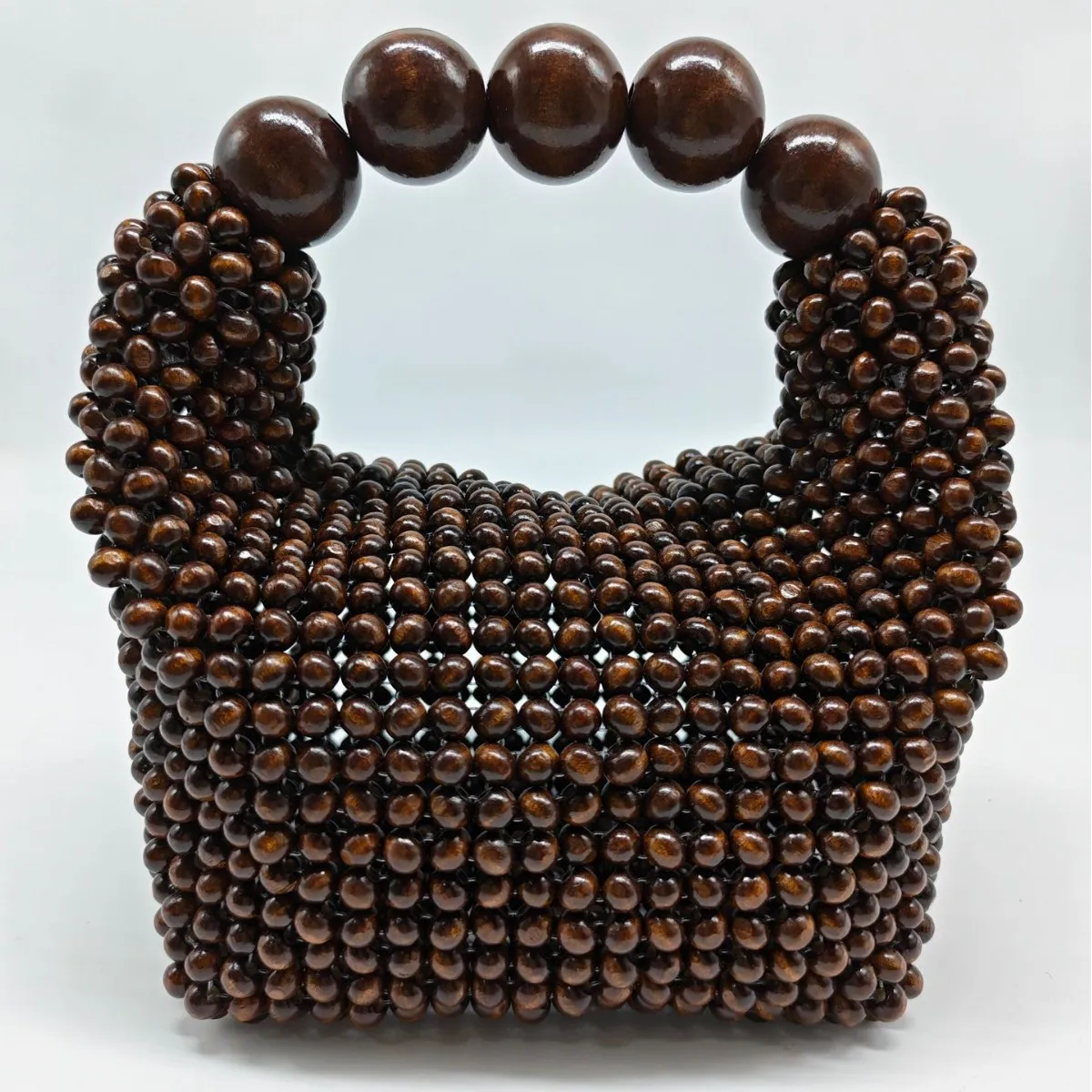 Handmade Beaded Handbags For Women Wooden Bead Bucket Bag Evening Bag Beaded Shoulder Bags Female Beach Bags
Handmade Beaded Handbags For Women Wooden Bead Bucket Bag Evening Bag Beaded Shoulder Bags Female Beach Bags