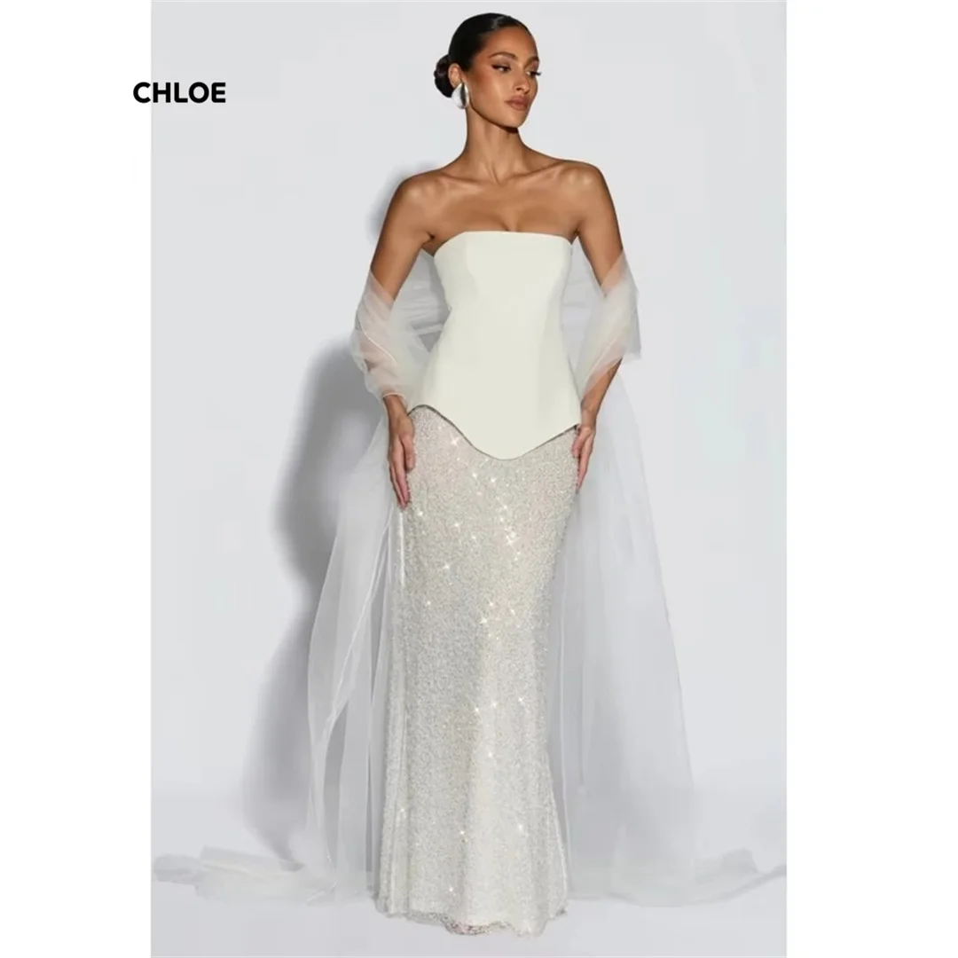 Выполненные на заказ платья для выпускного вечера 2025 Роскошные элегантные вечерние платья для особых случаев Линия шаль без рукавов Гала-платье Бальные платья
Выполненные на заказ платья для выпускного вечера 2025 Роскошные элегантные вечерние платья для особых случаев Линия шаль без рукавов Гала-платье Бальные платья