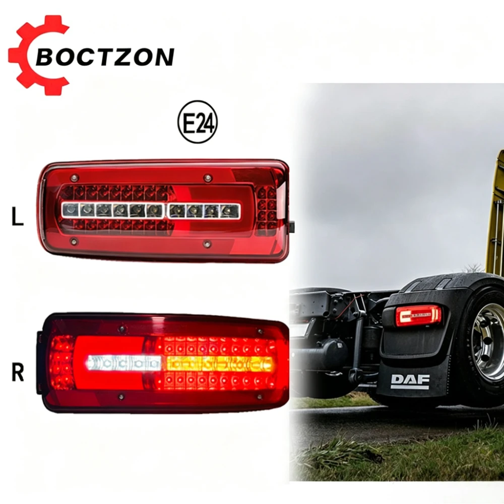 1PC Left / Right Rear LED Tail Light Lamp Oem 1981864 2007613 1981862 2007614 For DAF XF530 XF105 CF LF XF Series Truck E-Marked
1PC Left / Right Rear LED Tail Light Lamp Oem 1981864 2007613 1981862 2007614 For DAF XF530 XF105 CF LF XF Series Truck E-Marked