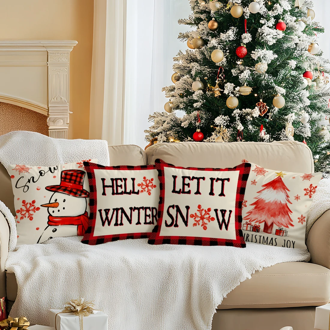 Christmas Text Cushions Pillowcase Polyester Cushion Cover Throw Pillow Pillowcover Home Car Sofa Decor
Christmas Text Cushions Pillowcase Polyester Cushion Cover Throw Pillow Pillowcover Home Car Sofa Decor