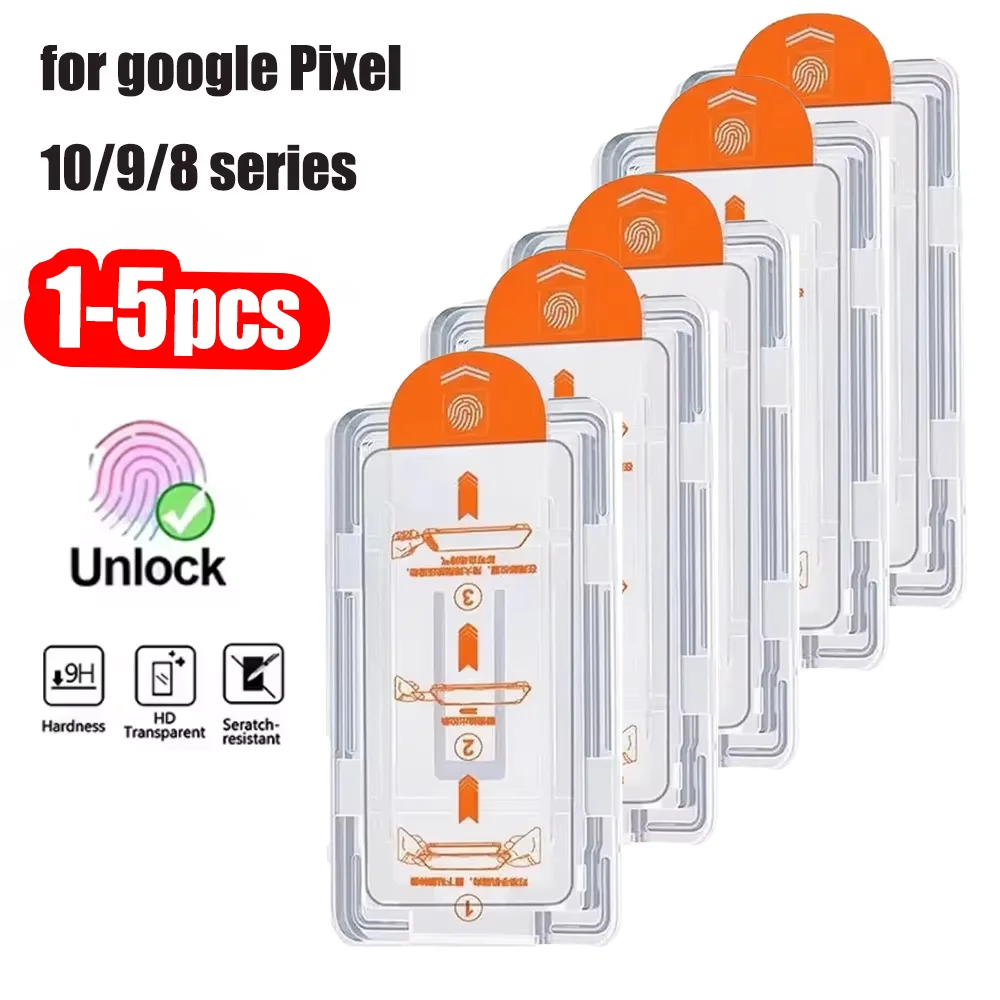 1-5Pcs HD Unlock Dust Free Easy Install Screen Protector For Google Pixel 10 Pro XL 9 10A 7 8 Pro 6A 7A 8A 9ATempered Glass
1-5Pcs HD Unlock Dust Free Easy Install Screen Protector For Google Pixel 10 Pro XL 9 10A 7 8 Pro 6A 7A 8A 9ATempered Glass