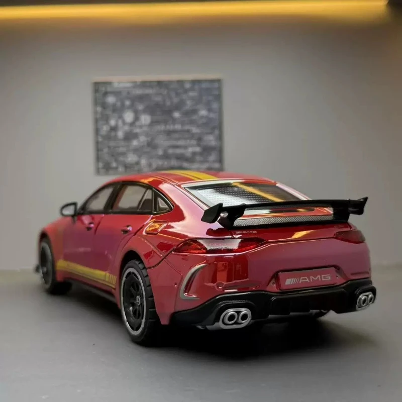 1:24 AMG GT63 Sports Car Simulation Diecast Metal Alloy Model car Sound Light Collection Kids Toy Gifts
1:24 AMG GT63 Sports Car Simulation Diecast Metal Alloy Model car Sound Light Collection Kids Toy Gifts