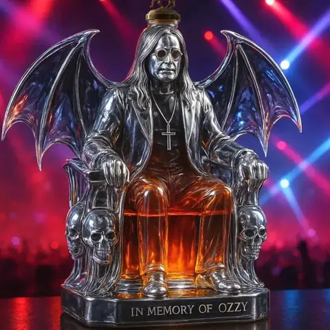 NEW Ozzy Osbourne Whiskey Bottle Back To The Beginning Commemorative Whiskey Wine Bottle Home Decor Statue Collection Crafts