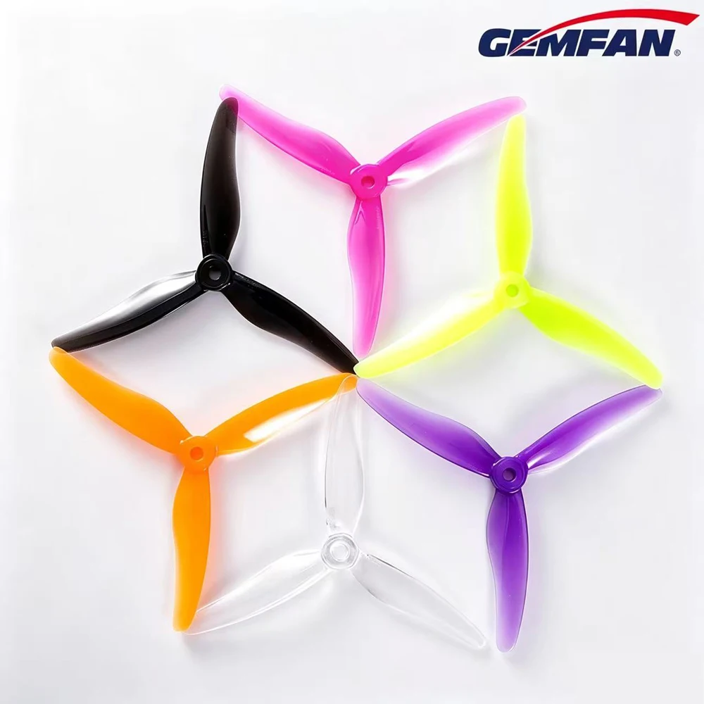 2 Pairs/4 pcs Gemfan 51433 5inch 3 Blade/ Tri-blade Propeller Props CW CCW Brushless Motor FPV Propeller For FPV Racing Drone
2 Pairs/4 pcs Gemfan 51433 5inch 3 Blade/ Tri-blade Propeller Props CW CCW Brushless Motor FPV Propeller For FPV Racing Drone