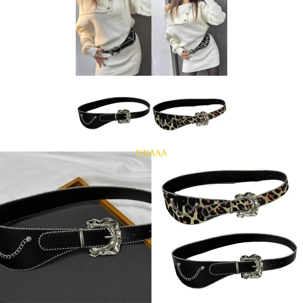 DXAA Unique Waistband Leopard Pattern Waist Belt Adjustable Unisex Accessory For Multiple Outfits
DXAA Unique Waistband Leopard Pattern Waist Belt Adjustable Unisex Accessory For Multiple Outfits