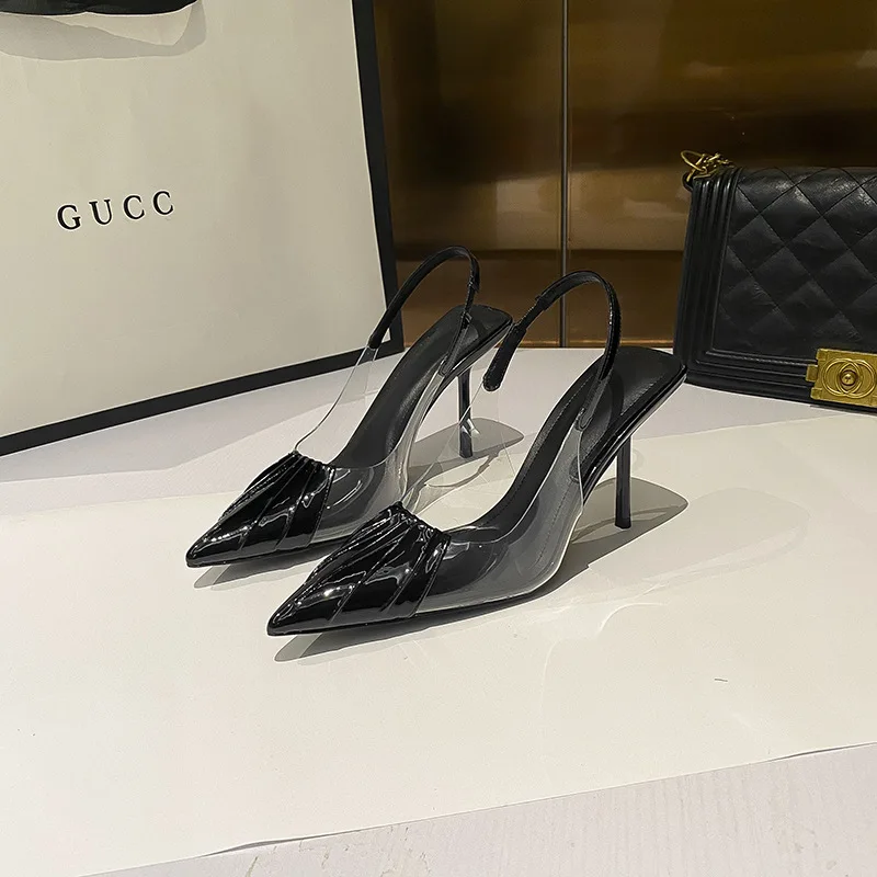 New Womens Shoes Sexy Transparent High Heeled Sandals for Woman Fashion Pointed Tip Casual Shoes Designer Shoes Zapatos De Mujer
New Womens Shoes Sexy Transparent High Heeled Sandals for Woman Fashion Pointed Tip Casual Shoes Designer Shoes Zapatos De Mujer