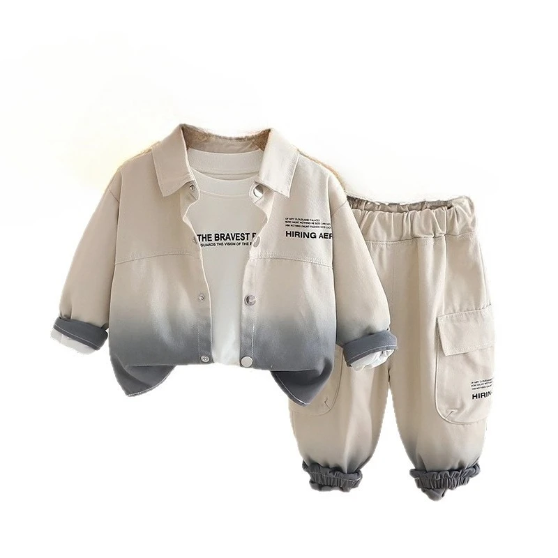 New Spring Autumn Baby Clothes Suit Children Boys Jacket T-Shirt Pants 3Pcs/Sets Infant Clothing Toddler Outfits Kids Tracksuits
New Spring Autumn Baby Clothes Suit Children Boys Jacket T-Shirt Pants 3Pcs/Sets Infant Clothing Toddler Outfits Kids Tracksuits