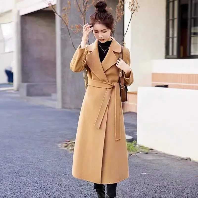 2025 Special Offer Side Slit 100% Pure Wool Women's Coat Long Double-Sided Woolen Coat Loose Comfortable Women's Clothing
2025 Special Offer Side Slit 100% Pure Wool Women's Coat Long Double-Sided Woolen Coat Loose Comfortable Women's Clothing