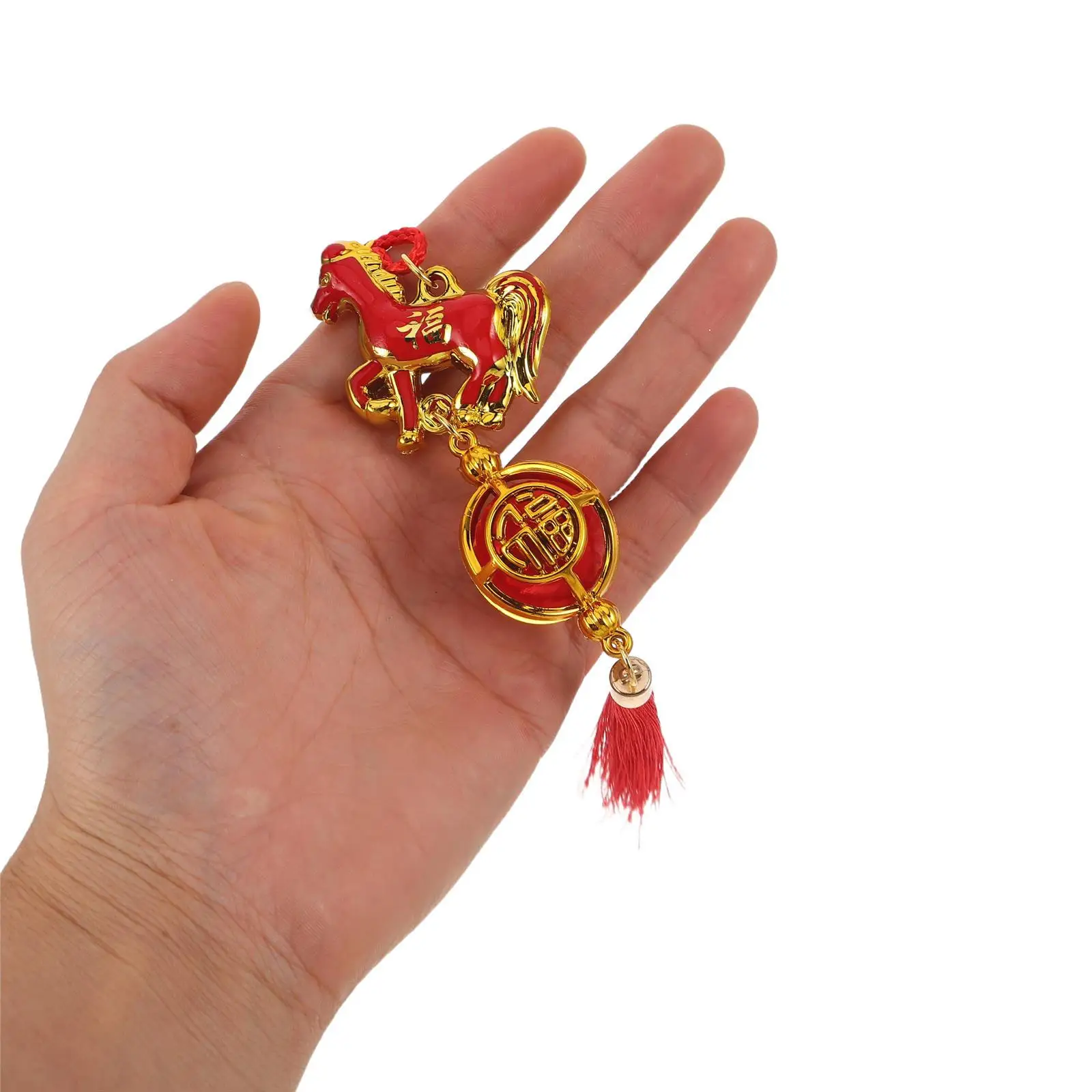 1 Piece Traditional Chinese Horse Pendant Luck Symbol for Vehicle Dashboard Home Interior Decoration Auspicious Red Cord Charm
1 Piece Traditional Chinese Horse Pendant Luck Symbol for Vehicle Dashboard Home Interior Decoration Auspicious Red Cord Charm