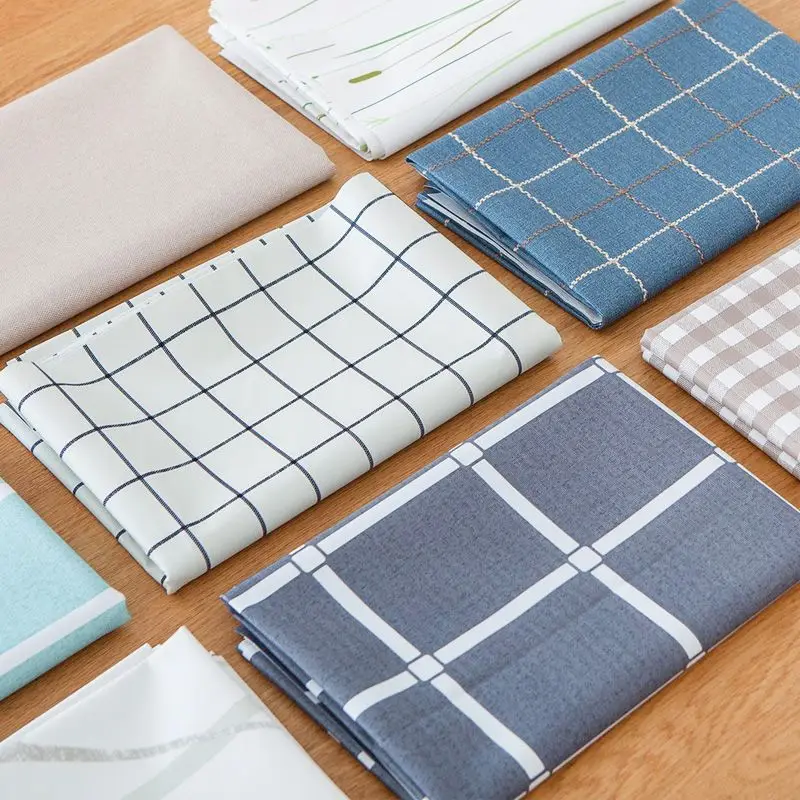 Waterproof Oil-resistant Wa-free Rectangular Square Home Dining Table Cloth Tea Table Mat PVC Nordic Sle Tablecloth