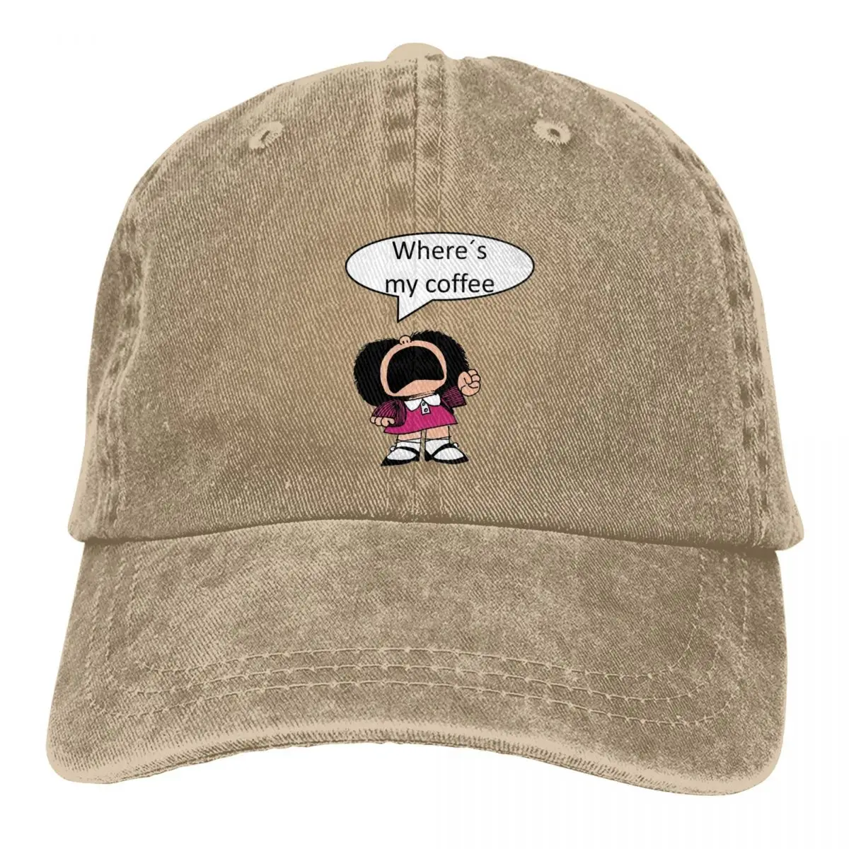 Mafalda Coffee Unisex Baseball Caps Distressed Denim Caps Hat Vintage Outdoor All Seasons Travel Gift Sun Cap
Mafalda Coffee Unisex Baseball Caps Distressed Denim Caps Hat Vintage Outdoor All Seasons Travel Gift Sun Cap