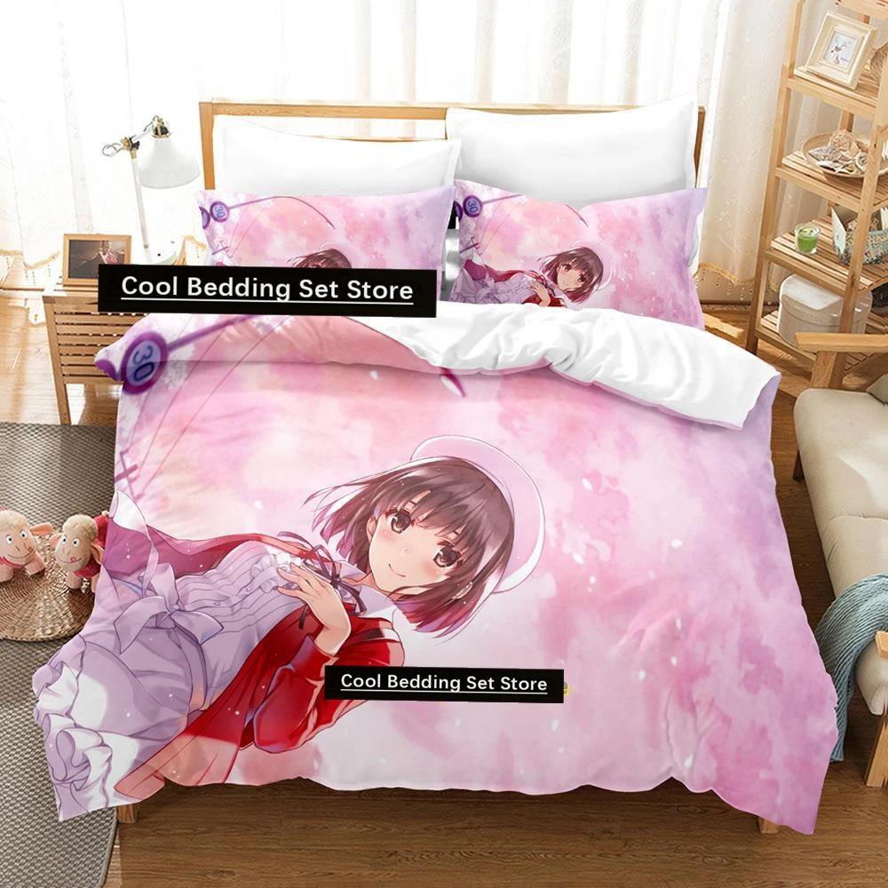 Katou Megumi Bedding Set Single Twin Full Queen King Size Bed Set Adult Kid Bedroom Duvetcover Sets Anime parure de lit Bed
Katou Megumi Bedding Set Single Twin Full Queen King Size Bed Set Adult Kid Bedroom Duvetcover Sets Anime parure de lit Bed