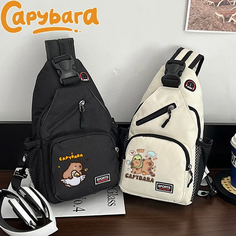 Capybara Cute Shoulder Bags Cartoon Anime Pattern Printed Crossbody Bag for Women Men Outdoor Portable Large Capacity Handbags
Capybara Cute Shoulder Bags Cartoon Anime Pattern Printed Crossbody Bag for Women Men Outdoor Portable Large Capacity Handbags