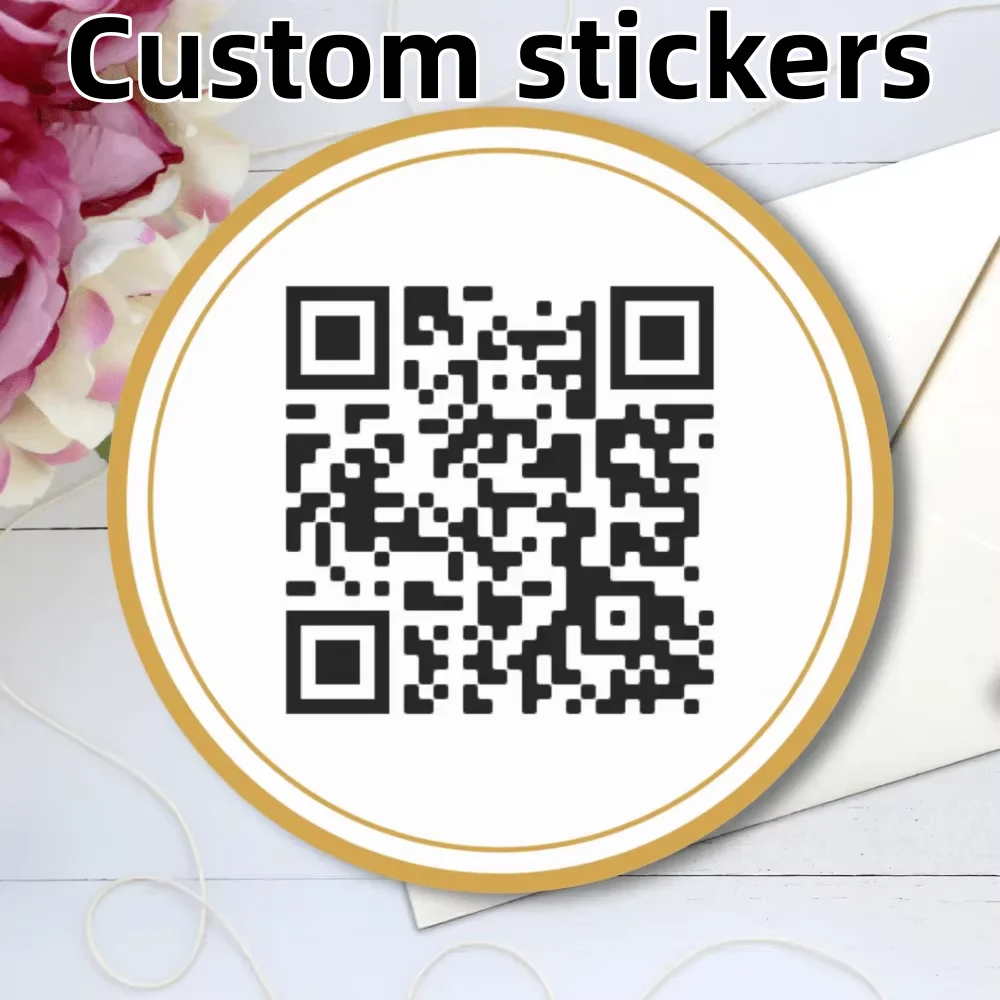 Custom QR code packaging stickers, personalized text labels, logo stickers, as well as birthday party decorations and holiday
Custom QR code packaging stickers, personalized text labels, logo stickers, as well as birthday party decorations and holiday