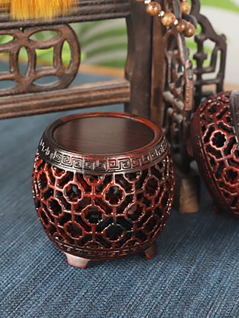 Round Shape Wooden Pedestal Display Stand Hollow Out Handicraft Decorative Base For Craft Teapot Plants Ornaments Display
Round Shape Wooden Pedestal Display Stand Hollow Out Handicraft Decorative Base For Craft Teapot Plants Ornaments Display