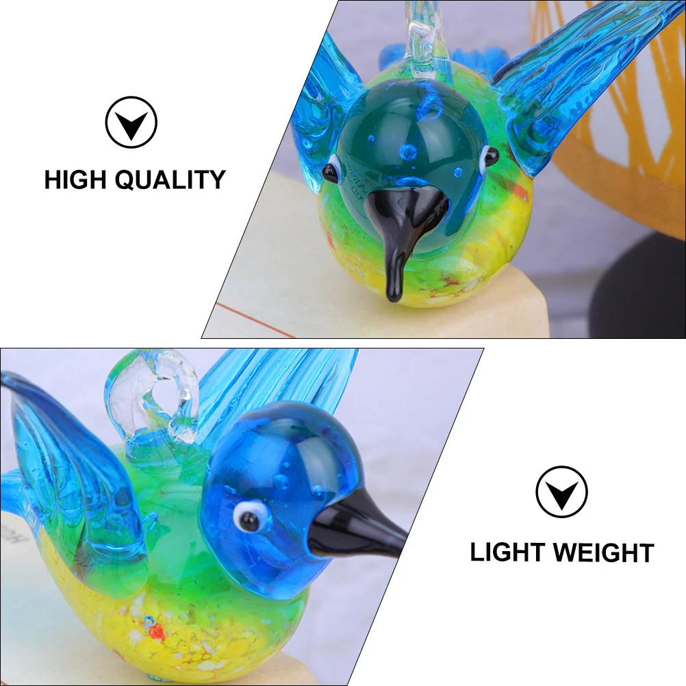 3Pcs Glass Hummingbird Ornaments Delicate Lightweight Hanging Decorations for Home Garden Desktop Adornment Crystal Animal
3Pcs Glass Hummingbird Ornaments Delicate Lightweight Hanging Decorations for Home Garden Desktop Adornment Crystal Animal