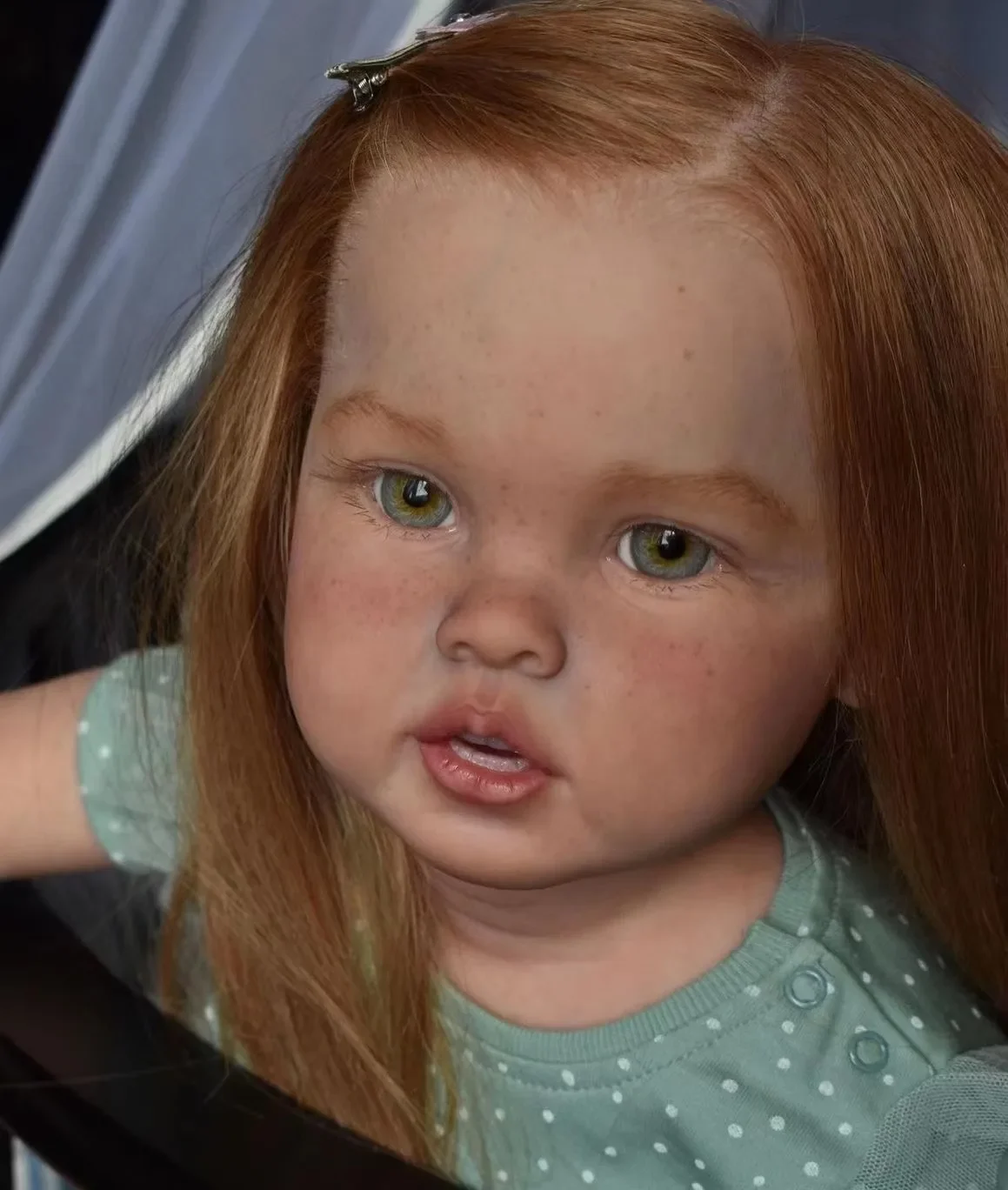 Индивидуальная ограниченная поставка 32-дюймовая кукла Reborn Baby Cressida с укорененными волосами, уже готовая кукла с различными волосами
Индивидуальная ограниченная поставка 32-дюймовая кукла Reborn Baby Cressida с укорененными волосами, уже готовая кукла с различными волосами