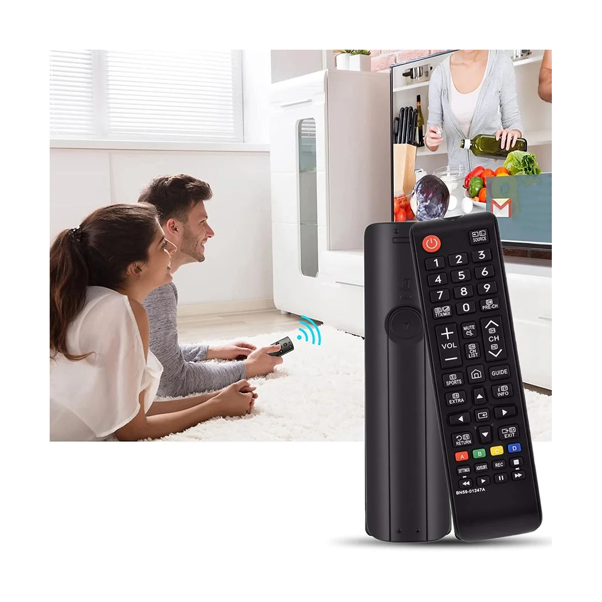 BN59-01247A TV пульт дистанционного управления для Samsung UE55KU6500U UA78KS9500W Универсальный 433 МГц 1CH Замена ЖК-пульта дистанционного управления
BN59-01247A TV пульт дистанционного управления для Samsung UE55KU6500U UA78KS9500W Универсальный 433 МГц 1CH Замена ЖК-пульта дистанционного управления