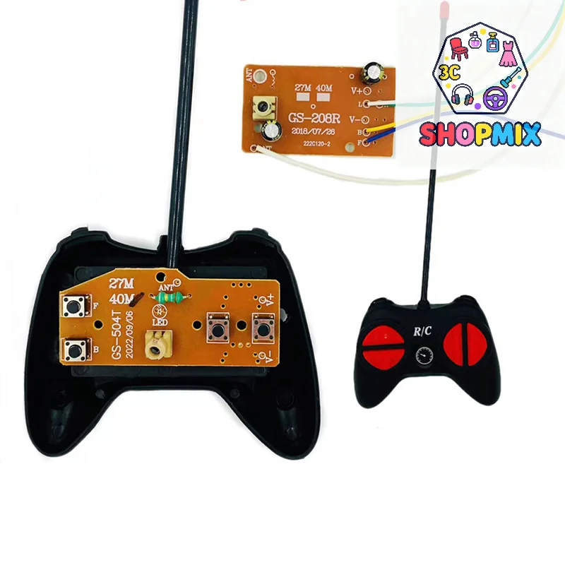 Пульт дистанционного управления RC, 40 МГц, плата передатчика и приемника, радиосистема с антенной для машинок, грузовиков и игрушек
Пульт дистанционного управления RC, 40 МГц, плата передатчика и приемника, радиосистема с антенной для машинок, грузовиков и игрушек