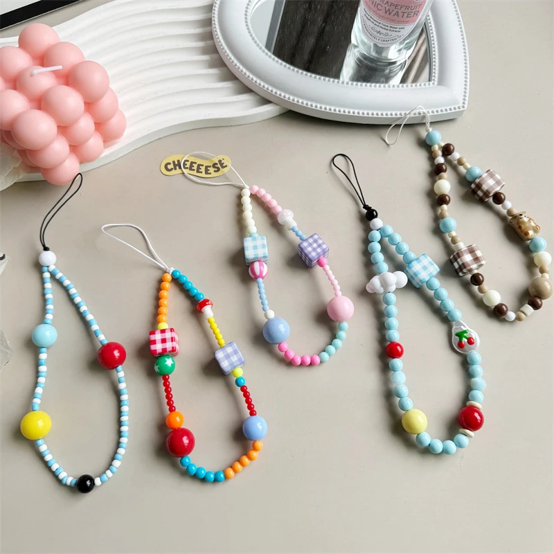Korea Y2K Cute Grid Block Beaded Phone Chain Charm Lanyard For iPhone 15 14 Samsung Huawei Universal Accessories Jewelry Pendant
Korea Y2K Cute Grid Block Beaded Phone Chain Charm Lanyard For iPhone 15 14 Samsung Huawei Universal Accessories Jewelry Pendant