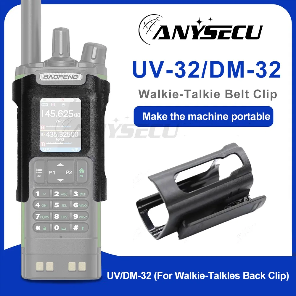 New Baofeng UV32 Walkie Talkie Belt Clip Case For UV32 DM32 Two Way Radio Accessories For Outdoor Activities Back Waist Clip
New Baofeng UV32 Walkie Talkie Belt Clip Case For UV32 DM32 Two Way Radio Accessories For Outdoor Activities Back Waist Clip
