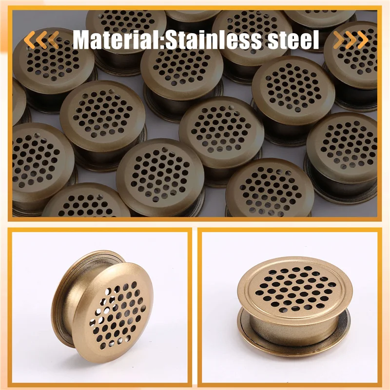 ABJN-Double-Sided Circular Air Vent Furniture Cabinet Shoe Cabinet Circular Air Vent Wardrobe Exhaust Vent
ABJN-Double-Sided Circular Air Vent Furniture Cabinet Shoe Cabinet Circular Air Vent Wardrobe Exhaust Vent