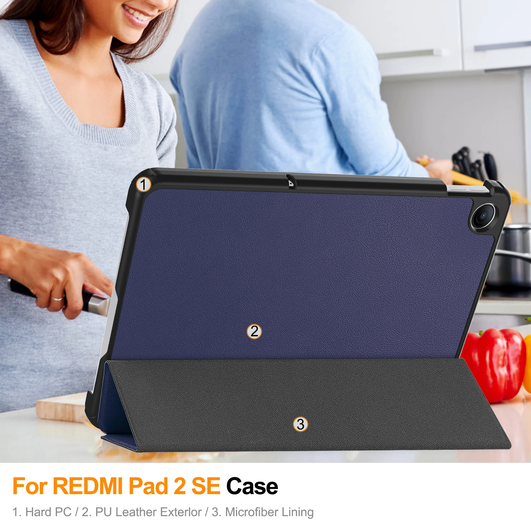 Cover For Xiaomi Redmi Pad 2 SE 9.7 PU Leather Cover For Redmi Pad 2 9.7 Inch 2026 Tri-fold Caster Hard Shell Tablets Case
Cover For Xiaomi Redmi Pad 2 SE 9.7 PU Leather Cover For Redmi Pad 2 9.7 Inch 2026 Tri-fold Caster Hard Shell Tablets Case