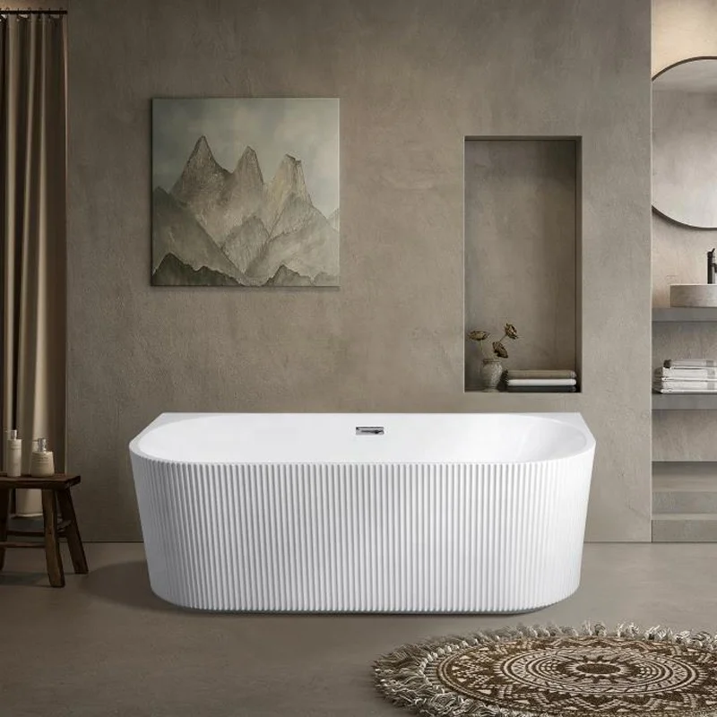 &c Japanese-style High Quality Freestanding Acrylic Bathtub Wide Fluted Outward Rounded Corner Modern Whirlpool Soaking
&c Japanese-style High Quality Freestanding Acrylic Bathtub Wide Fluted Outward Rounded Corner Modern Whirlpool Soaking