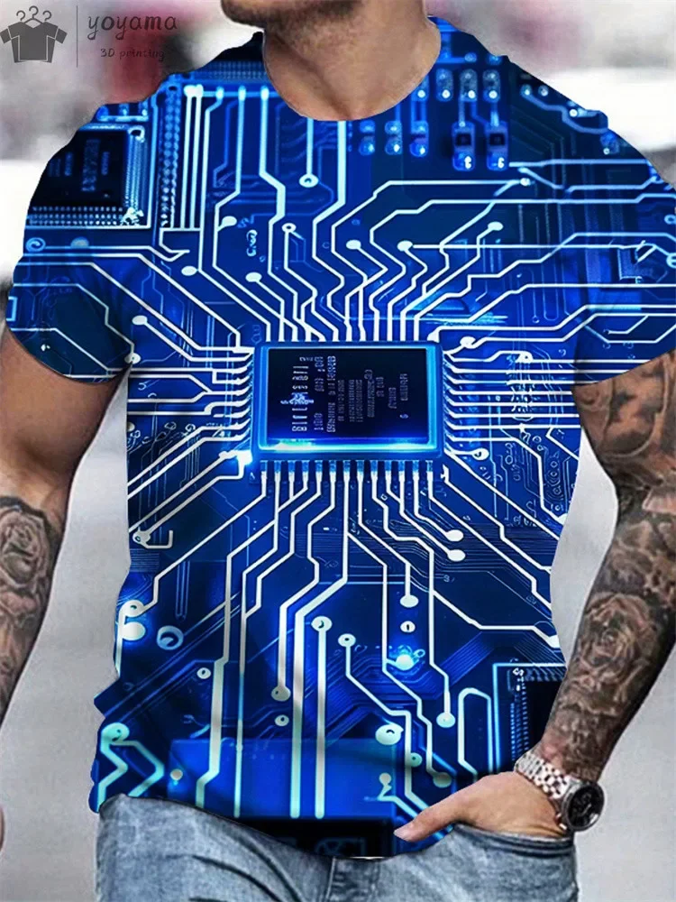 Cpu креативная 3d печатная плата электронный чип спортивная быстросохнущая дышащая мужская футболка уличная повседневная мода забавная с коротким рукавом
Cpu креативная 3d печатная плата электронный чип спортивная быстросохнущая дышащая мужская футболка уличная повседневная мода забавная с коротким рукавом