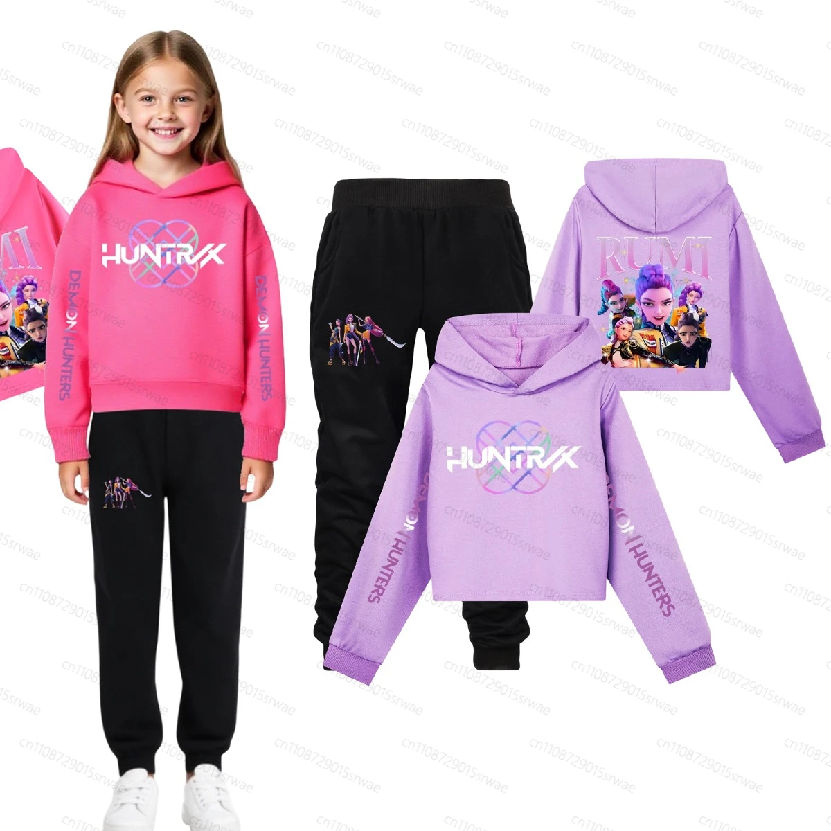 KPop Cartoon Demon Hunters Print Pullover Hoodies and Pants 2 Pieces Clothing Sets Boys and Girls Sportsuits Children's Clothing
KPop Cartoon Demon Hunters Print Pullover Hoodies and Pants 2 Pieces Clothing Sets Boys and Girls Sportsuits Children's Clothing