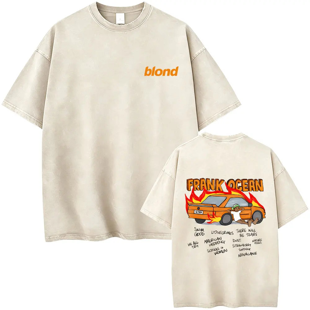 Washed Vintage Rapper Frank Ocean Blond Funny Cartoon Graphic T-shirt Men Women Hip Hop Fashion Pop Music T Shirts Streetwear
Washed Vintage Rapper Frank Ocean Blond Funny Cartoon Graphic T-shirt Men Women Hip Hop Fashion Pop Music T Shirts Streetwear