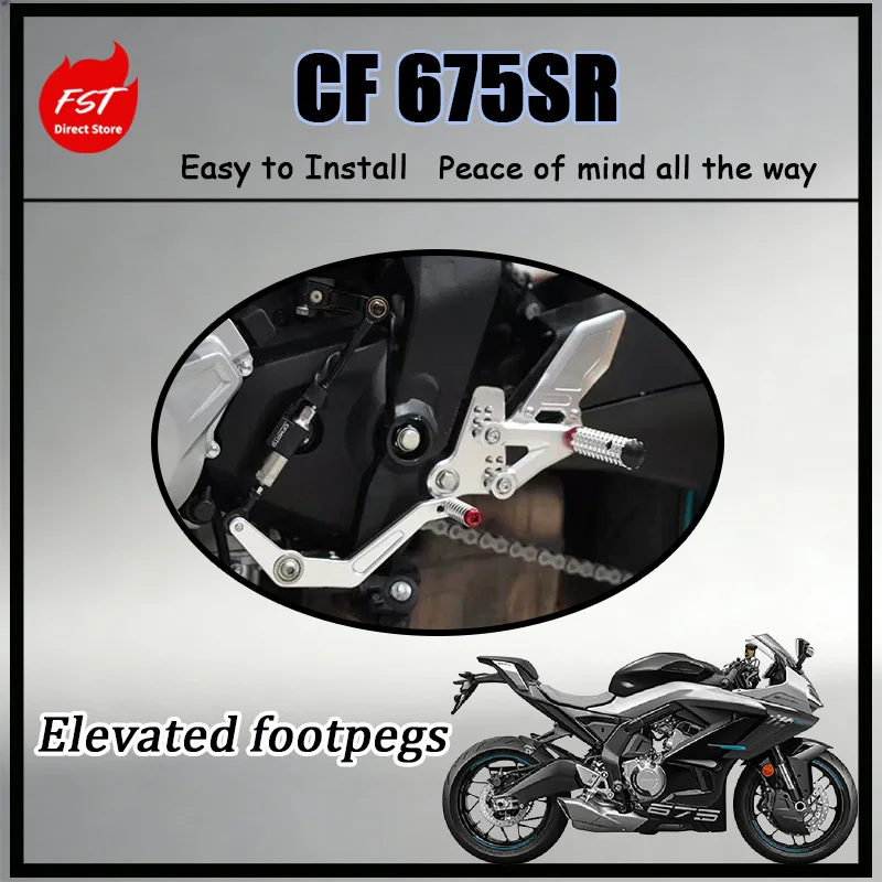FOR 675SR Sport Bike Rearset CNC Raised Footpeg Footrest Shift Brake Assembly Motorcycle Aftermarket Parts Accessories
FOR 675SR Sport Bike Rearset CNC Raised Footpeg Footrest Shift Brake Assembly Motorcycle Aftermarket Parts Accessories