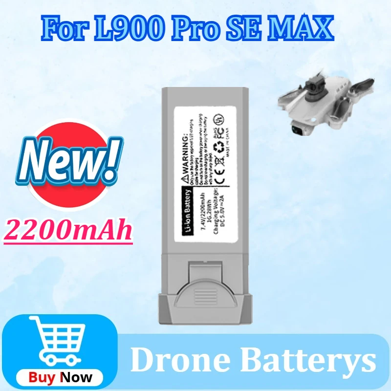 Upgraded L900 SE Drone Battery for L900PRO SE Max 7.4V 2200mAh L900 Pro SE Max Replacement Intelligent Flight Battery Parts 
Upgraded L900 SE Drone Battery for L900PRO SE Max 7.4V 2200mAh L900 Pro SE Max Replacement Intelligent Flight Battery Parts