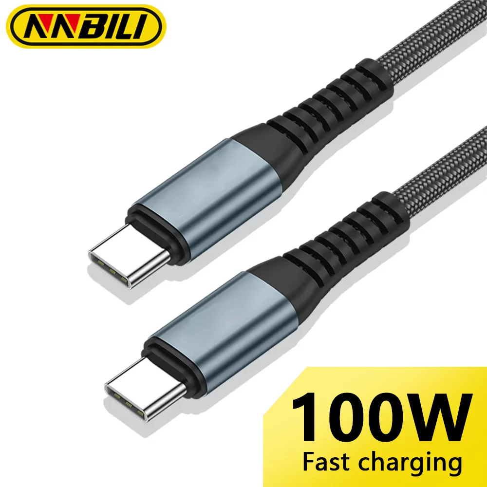 NNBILI 100W USB C To USB Type C Cable USBC PD Fast Charging Charger Cord USB-C 5A TypeC Cable 1M 2M For Macbook xiaomi huawei
NNBILI 100W USB C To USB Type C Cable USBC PD Fast Charging Charger Cord USB-C 5A TypeC Cable 1M 2M For Macbook xiaomi huawei