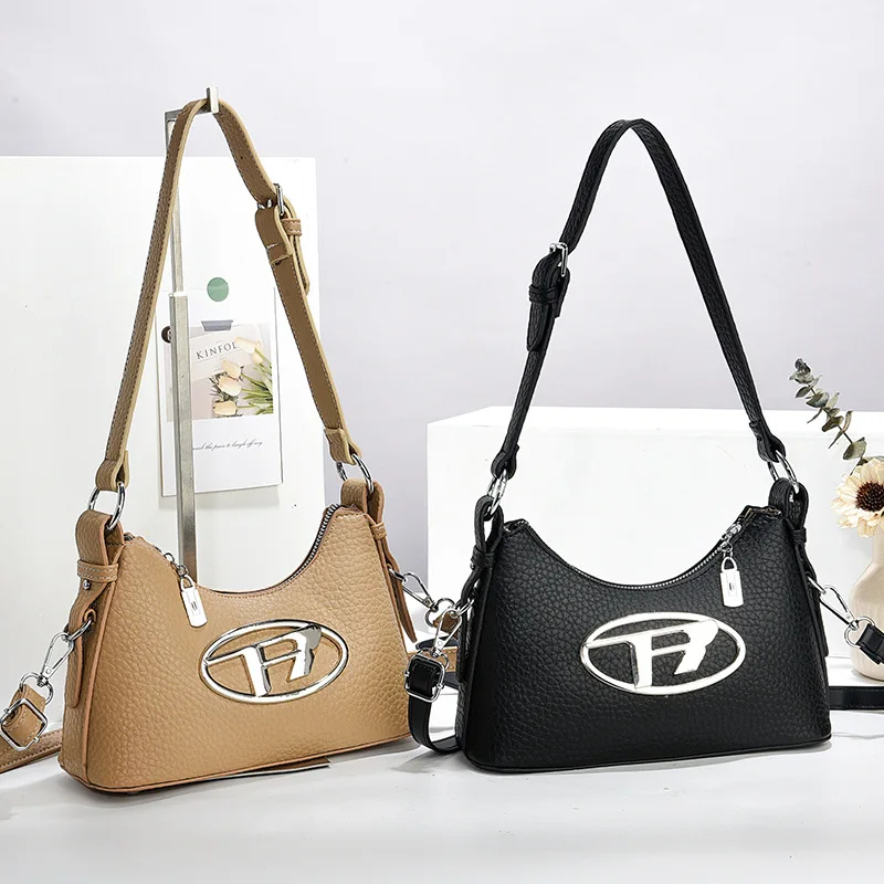 Female Underarm Bag 2025 New High-quality Ladies Handbags Female Tote Sac High Quality Solid Color Pu Leather Crossbody Bag
Female Underarm Bag 2025 New High-quality Ladies Handbags Female Tote Sac High Quality Solid Color Pu Leather Crossbody Bag