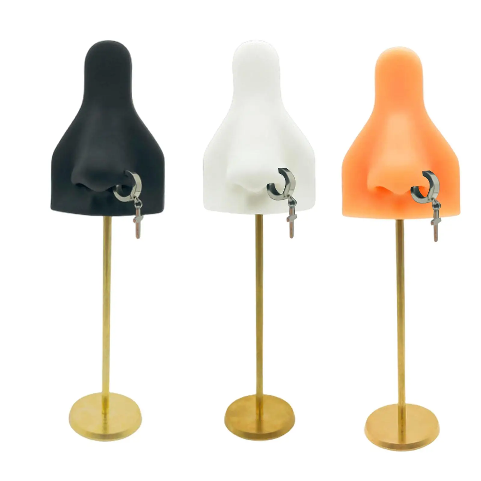 Силиконовая модель носа с медным кронштейном, реквизит, детали для практики пирсинга
Силиконовая модель носа с медным кронштейном, реквизит, детали для практики пирсинга