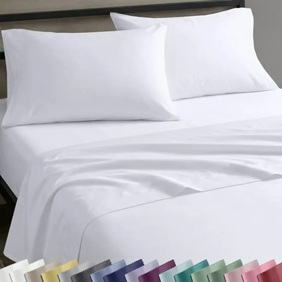 Sheet Set Natural 0% Cotton Sheets Size Bed Set with Deep Pockets, Soft Sateen Weave, Breathable and Durable Bedding White
Sheet Set Natural 0% Cotton Sheets Size Bed Set with Deep Pockets, Soft Sateen Weave, Breathable and Durable Bedding White