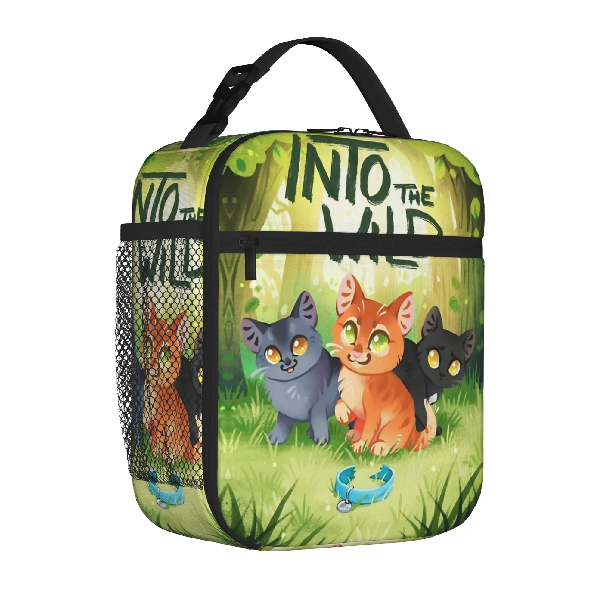 Warriors Fireheart Graystripe Cats Insulated Lunch Tote Bag for Work Ravenpaw Portable Cooler Thermal Spacious Food Bag
Warriors Fireheart Graystripe Cats Insulated Lunch Tote Bag for Work Ravenpaw Portable Cooler Thermal Spacious Food Bag