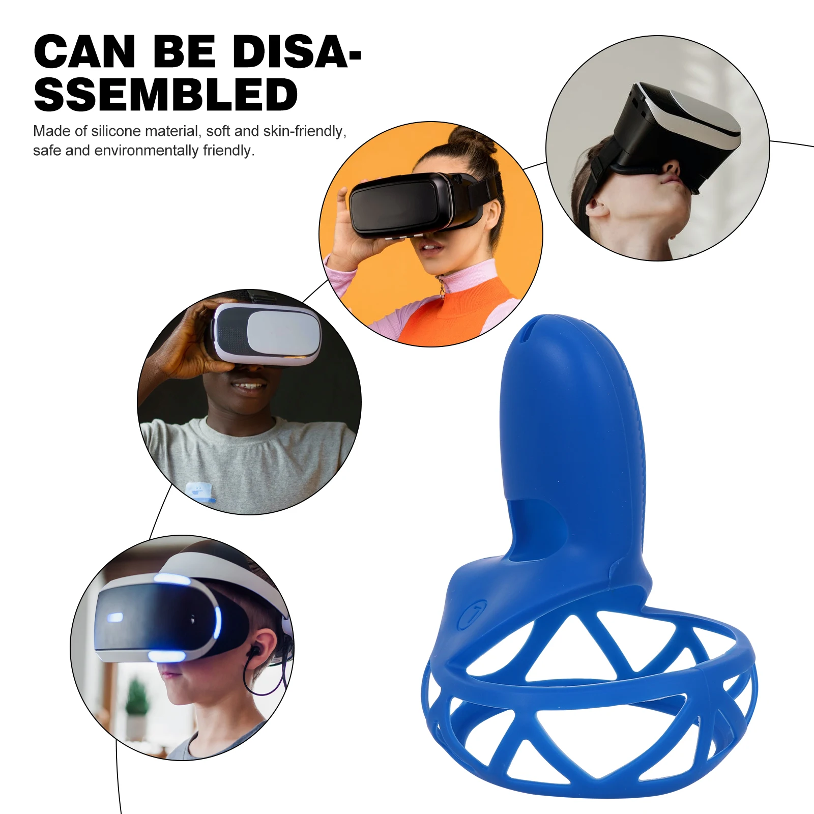 2 Knuckle Straps VR Handle Cover Controller Grips Blue Silica Gel Gamepad Accessories Silicone Material Skin Friendly Safe
2 Knuckle Straps VR Handle Cover Controller Grips Blue Silica Gel Gamepad Accessories Silicone Material Skin Friendly Safe