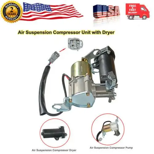 AP01 Air Suspension Compressor New For Toyota Land Cruiser 120 / Prado J12 2002-2009
AP01 Air Suspension Compressor New For Toyota Land Cruiser 120 / Prado J12 2002-2009