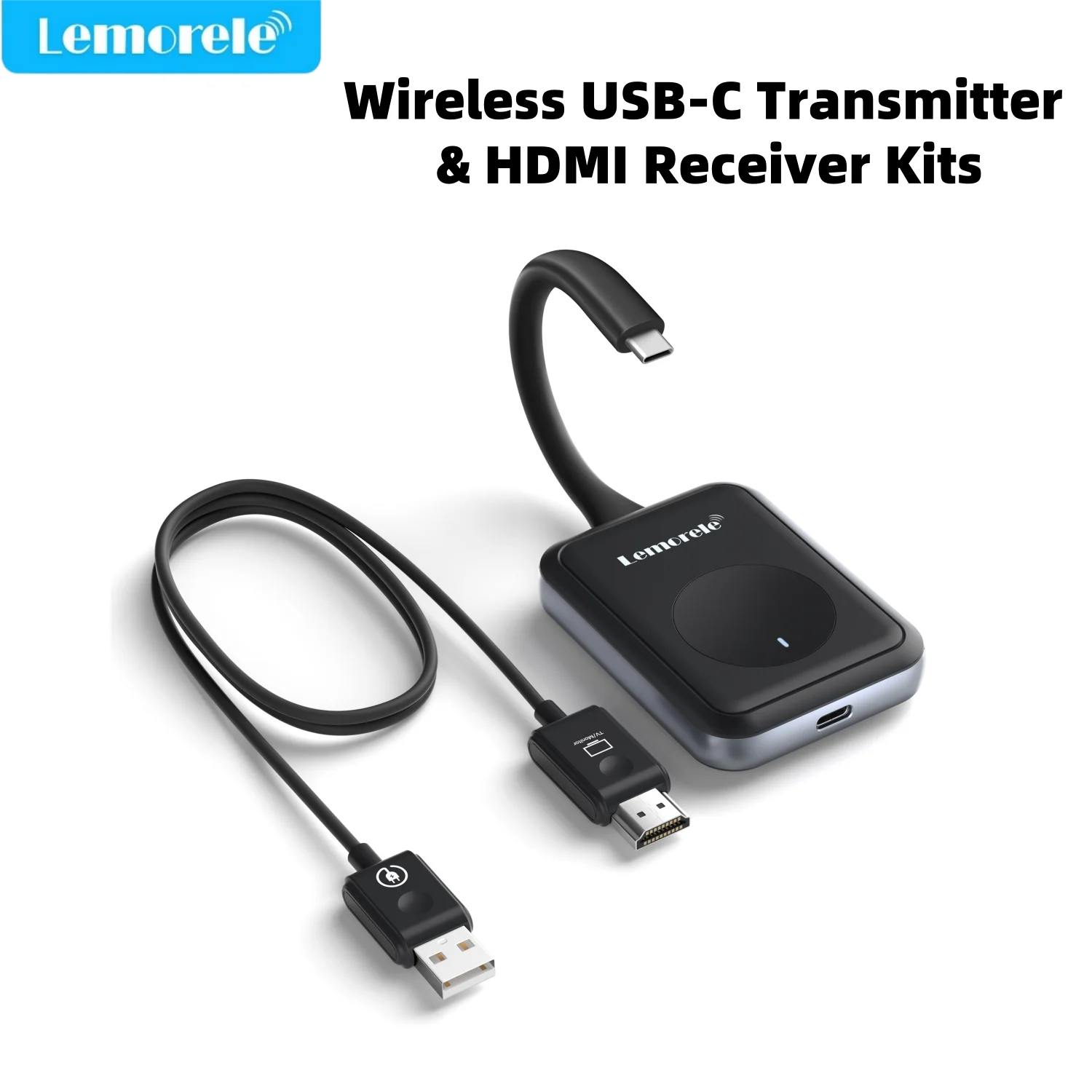 Lemorele USB C Wireless Video Transmitter Receiver Kit HDMI Extender to Monitor Projector HDTV for PC Camera Office Meetings
Lemorele USB C Wireless Video Transmitter Receiver Kit HDMI Extender to Monitor Projector HDTV for PC Camera Office Meetings