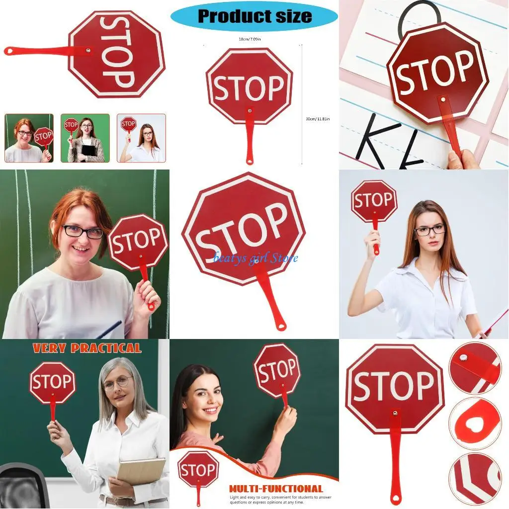 C7AB Portable Plastic Double Side Go/Staop Sign with Handle Classroom Teaching Aid For Early Learning Engagement
C7AB Portable Plastic Double Side Go/Staop Sign with Handle Classroom Teaching Aid For Early Learning Engagement