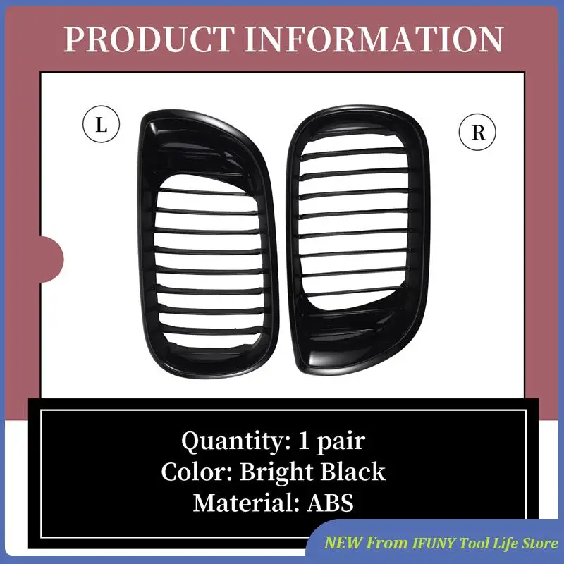 Gloss Black Front Hood Kidney Grill For -BMW E46 3 Series 2002-2005 4D Sedan 318I 320I 323I 328I Front Bumper Grille New
Gloss Black Front Hood Kidney Grill For -BMW E46 3 Series 2002-2005 4D Sedan 318I 320I 323I 328I Front Bumper Grille New