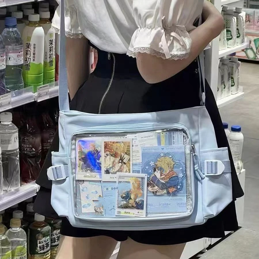 Универсальная повседневная сумка Y2K Ulzzang Ita Bag через плечо для школы, в стиле Харадзюку, для девочек, большая вместимость, повседневная, быстрая доставка
Универсальная повседневная сумка Y2K Ulzzang Ita Bag через плечо для школы, в стиле Харадзюку, для девочек, большая вместимость, повседневная, быстрая доставка