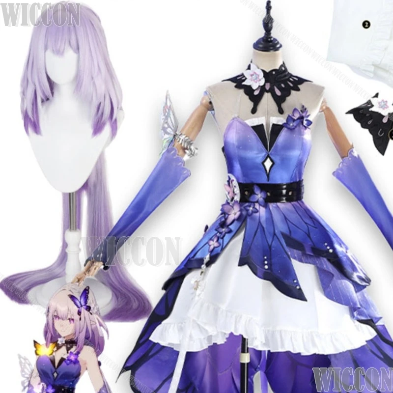 Castorice Cosplay Game Honkai:Star Rail Castorice Purple Dress Plus Size Dreamy Butterfly Cosplay Dress Game Comic Con Festival
Castorice Cosplay Game Honkai:Star Rail Castorice Purple Dress Plus Size Dreamy Butterfly Cosplay Dress Game Comic Con Festival
