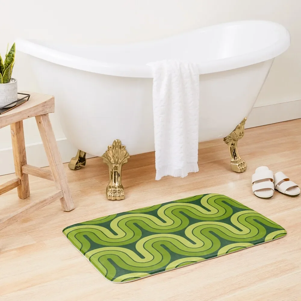 Retro Geometric Gradated Design Avocado Green Bath Mat Bathroom Rugs And Set Carpet For Bath Mat
Retro Geometric Gradated Design Avocado Green Bath Mat Bathroom Rugs And Set Carpet For Bath Mat