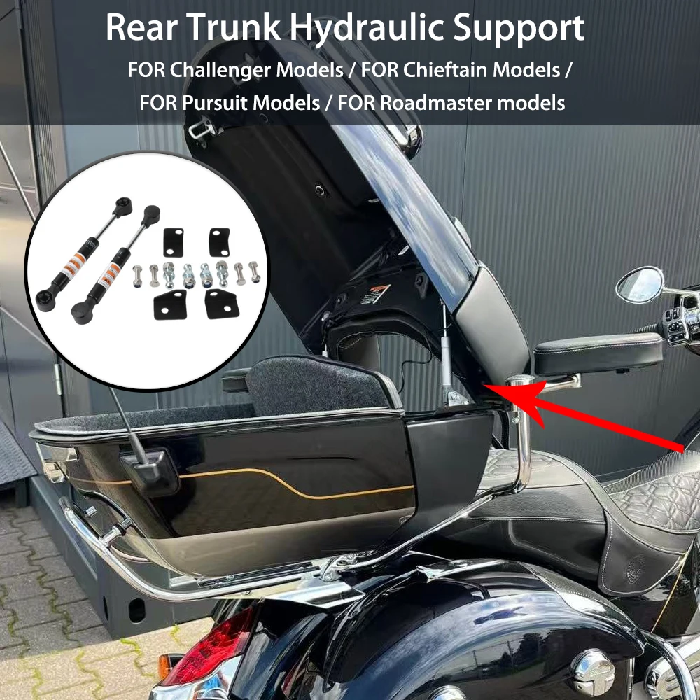 New Motorcycle Rear Trunk Hydraulic Support For Indian Challenger Pursuit Dark Hose Elite 2020-2026 2025 2024 indian motorcycle
New Motorcycle Rear Trunk Hydraulic Support For Indian Challenger Pursuit Dark Hose Elite 2020-2026 2025 2024 indian motorcycle