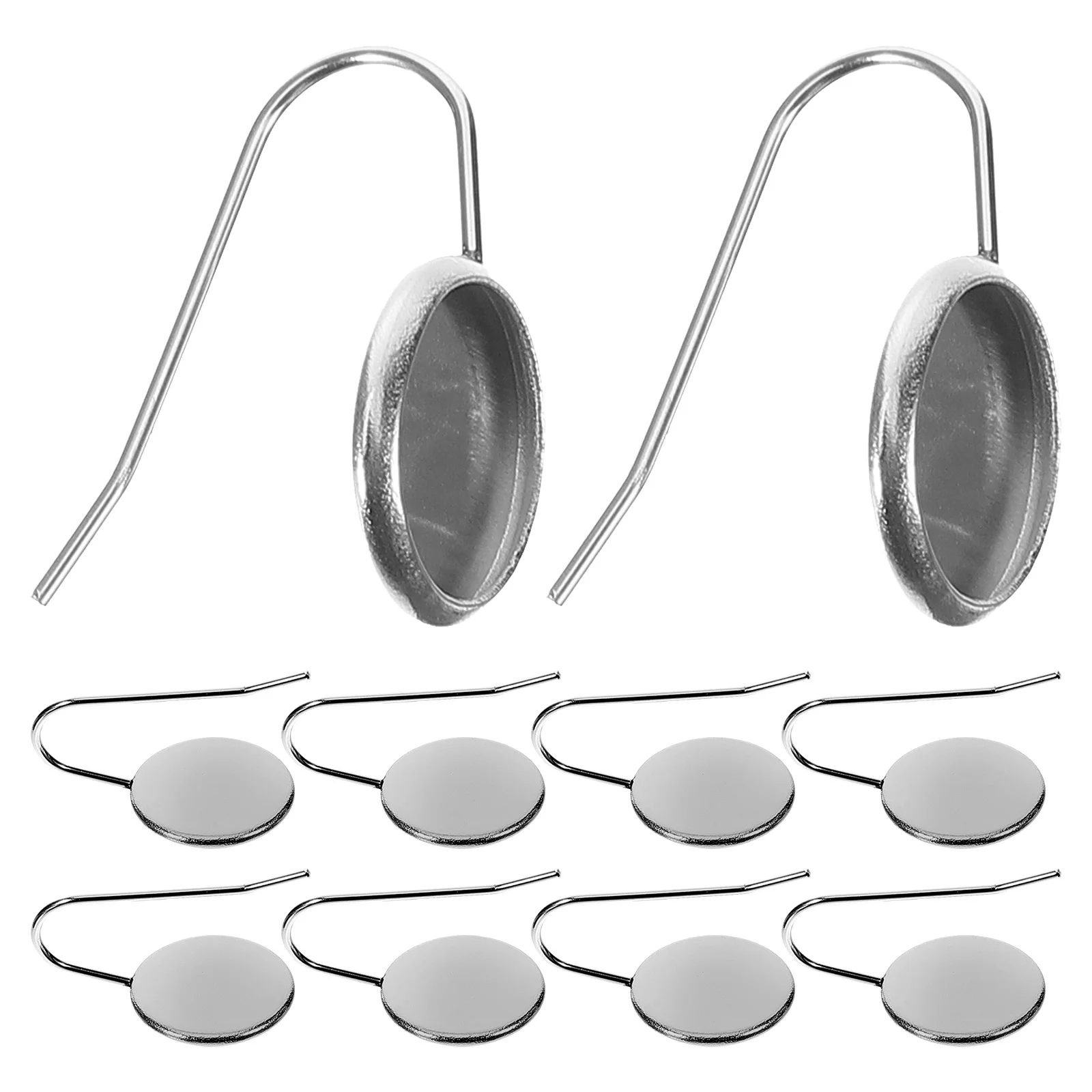 10 Pcs Blanks Bezel Trays Charm Ear Accessories Earrings Pendant Stainless Steel Metal
10 Pcs Blanks Bezel Trays Charm Ear Accessories Earrings Pendant Stainless Steel Metal